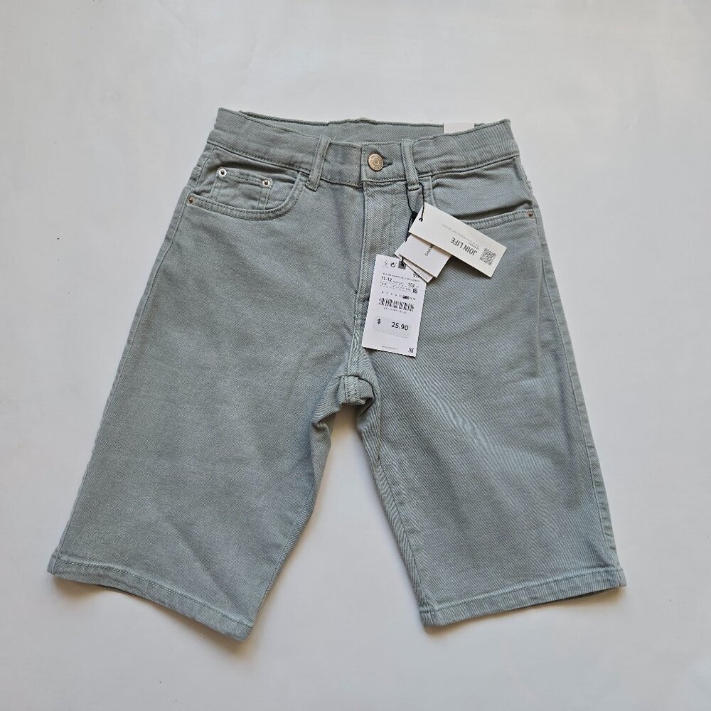 ZARA BOYS DENIM SHORTS SIZE 11-12 NWT